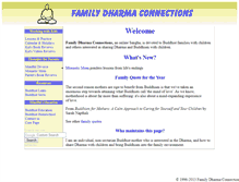 Tablet Screenshot of familydharma.pulelehuadesign.com